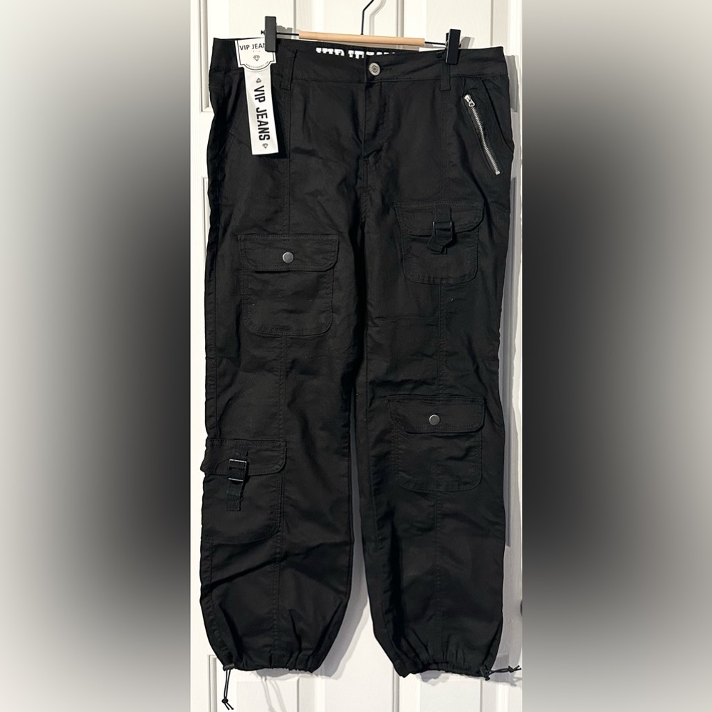 💋 Y2K Cargo Pants Zippered Pockets